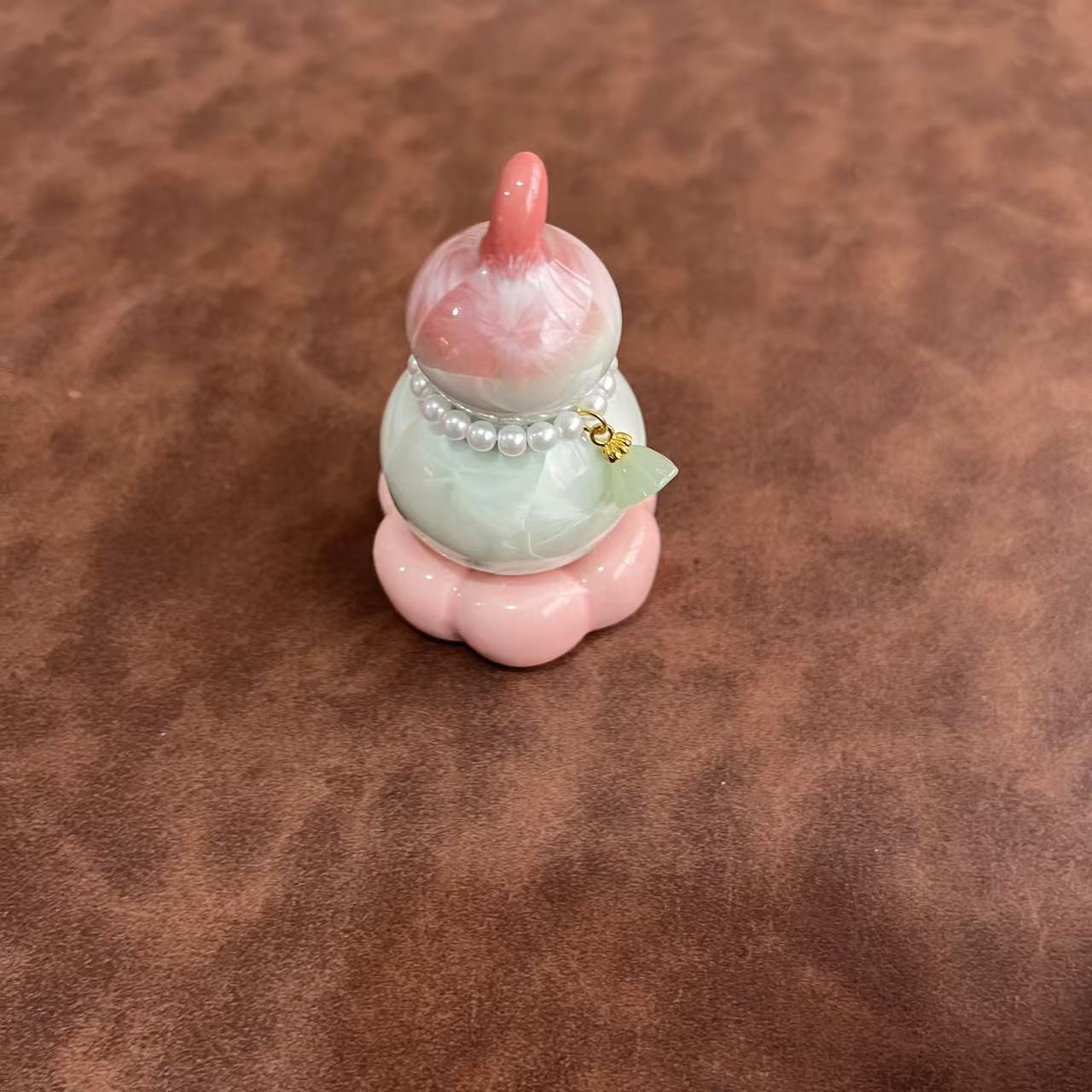 BJ0003O葫芦摆件茶宠手工可爱创意陶瓷茶道手捏色釉复古渐变家用