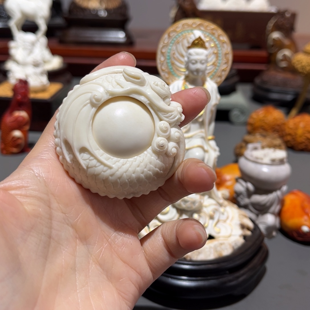 ^***颖鹿骨吊坠鹿角工艺品摆件
