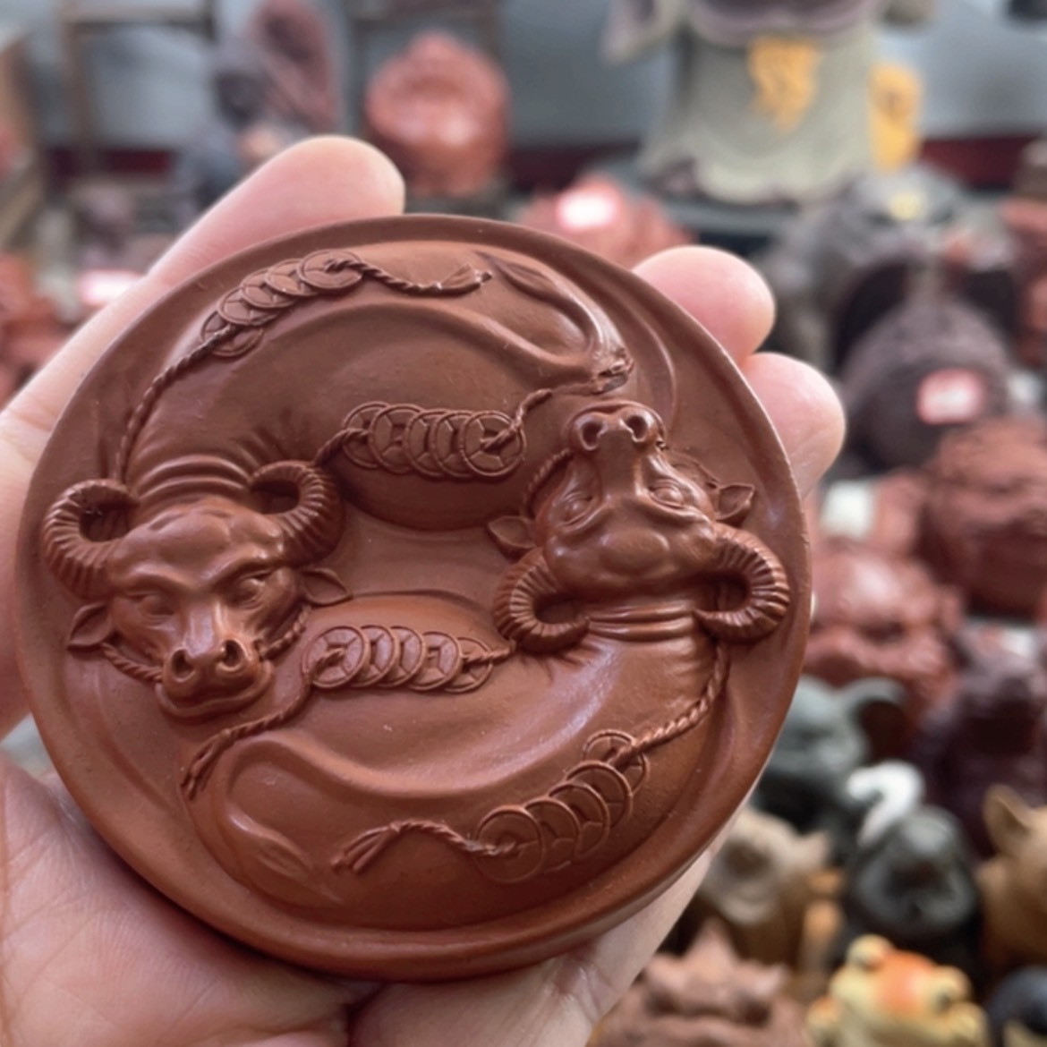 【闪购商品】紫砂茶宠紫砂盖置