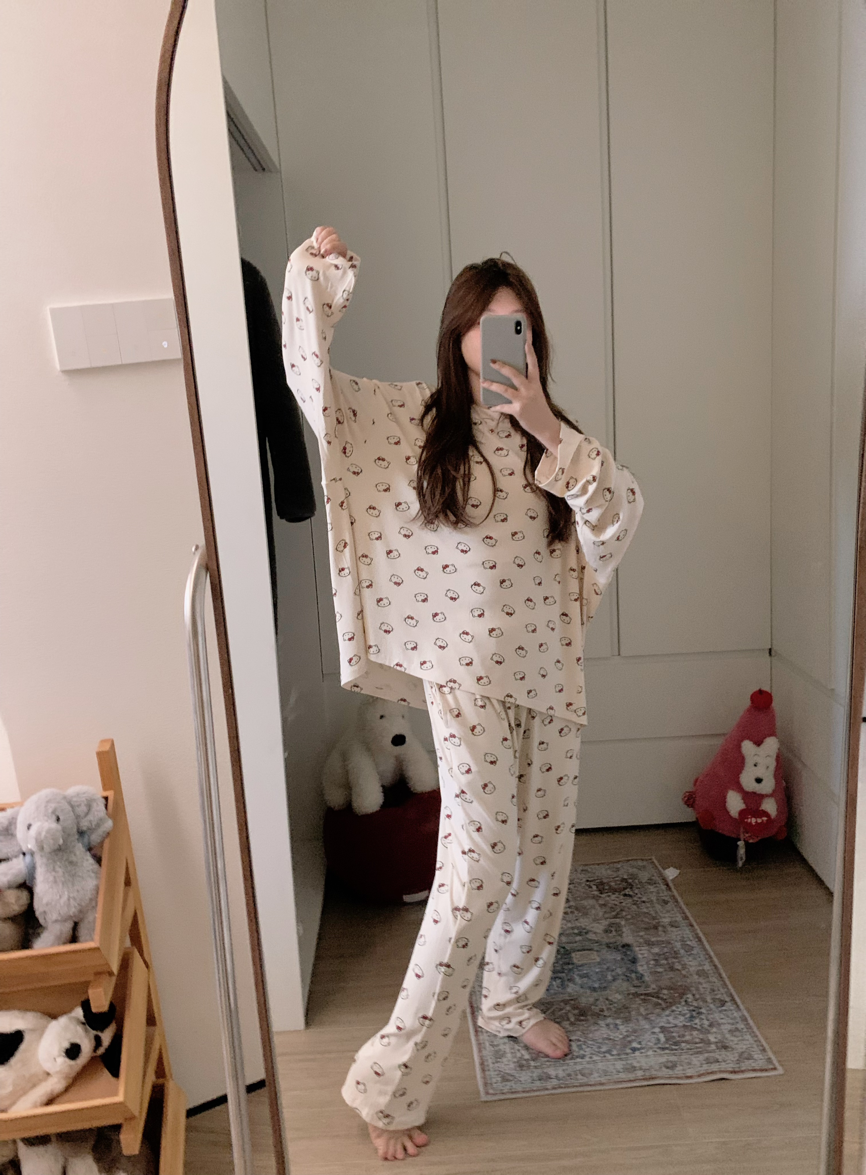 漫姐的店【满满凯蒂睡衣】100莫代尔棉～舒适可爱卡通家居服睡衣