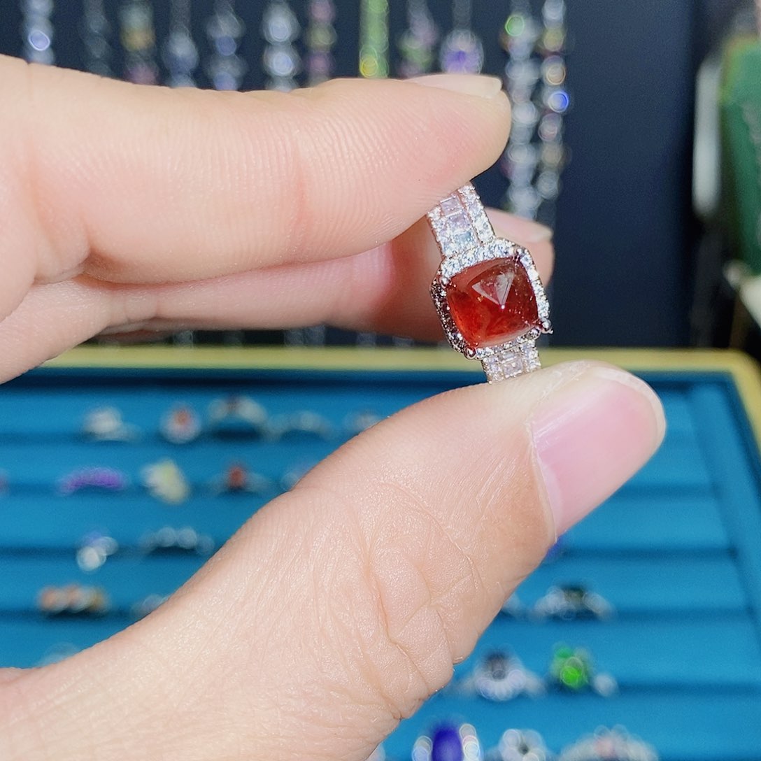 紫晶珠宝半成品银S925镶嵌
