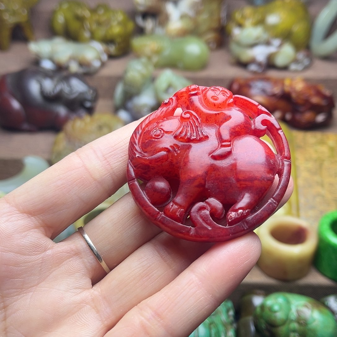 白玉菩提吊坠26。。