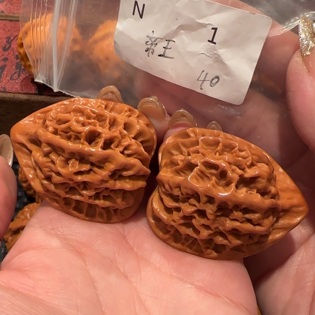 桃核吊坠帝王40精品