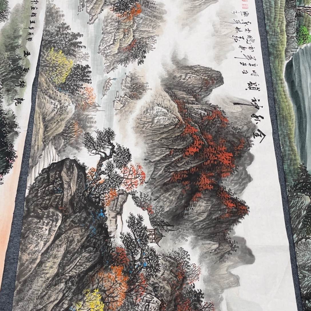 国画宣纸手绘，手工作品