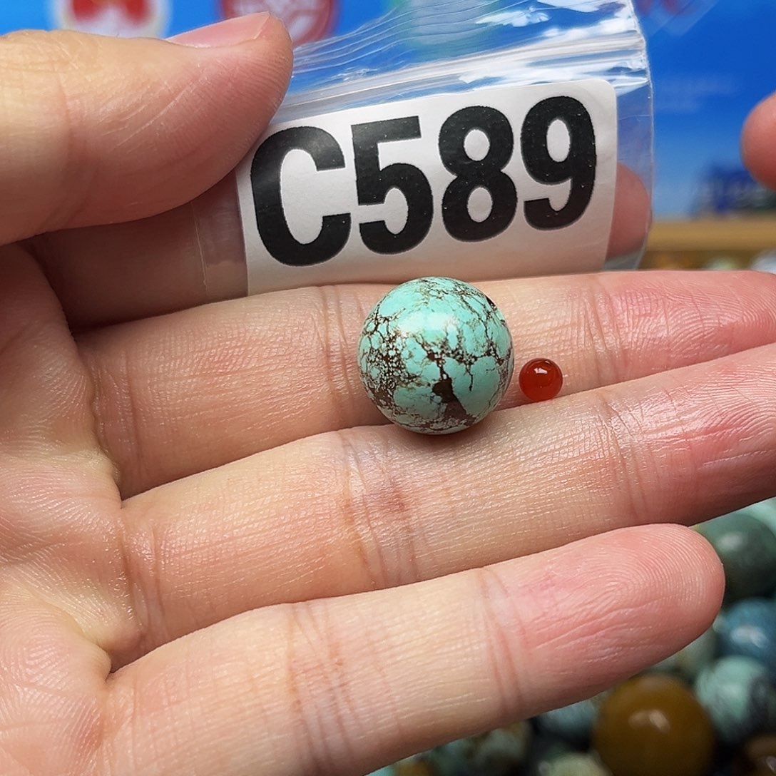 南红玛瑙配饰未镶嵌卡14.8