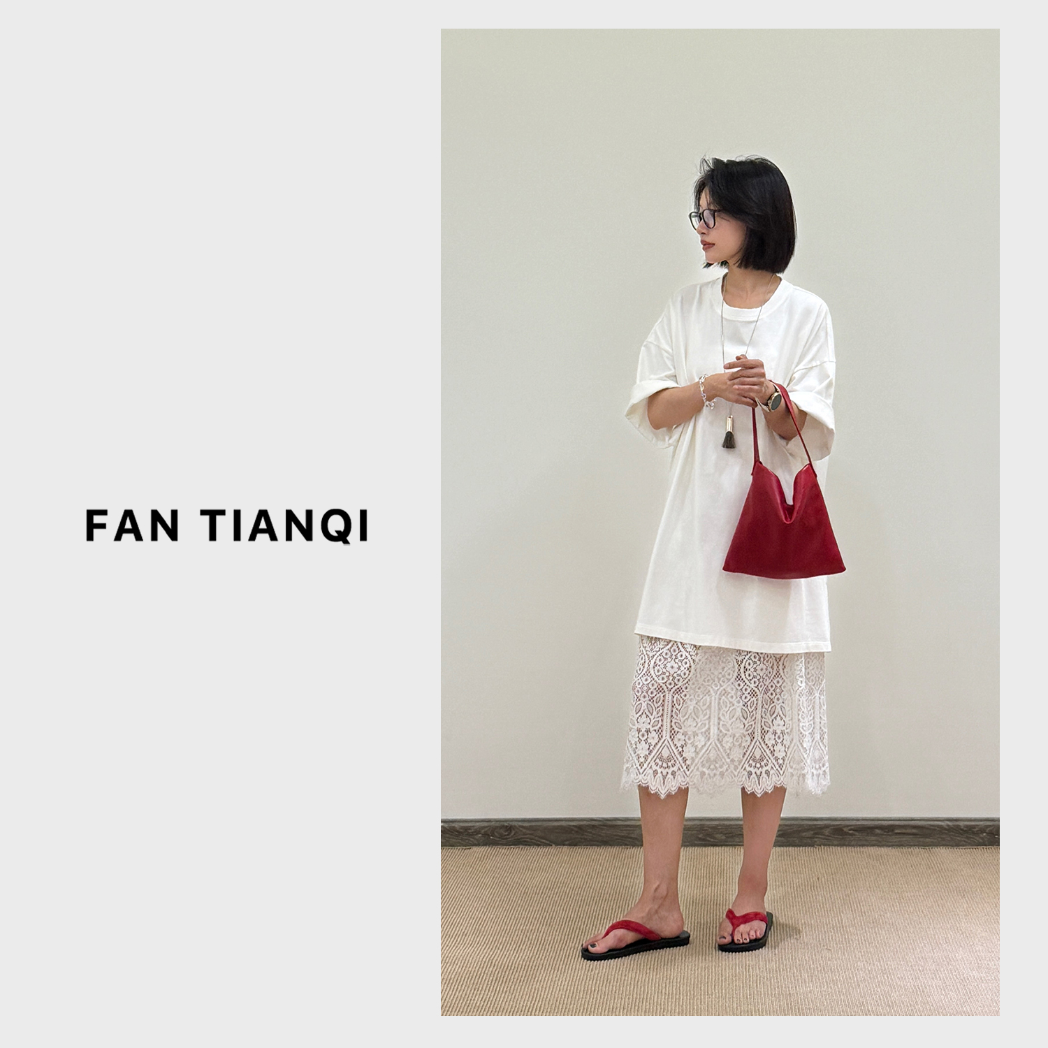 范天奇/FAN TIANQI【超大版T】全棉超大版连衣裙T恤 FYTE55059