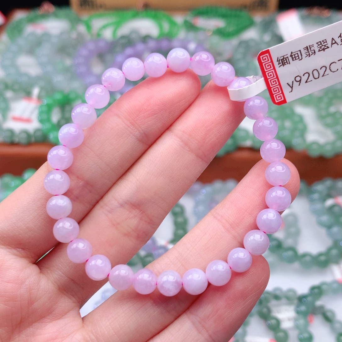 翡翠手链未镶嵌翡翠6mm