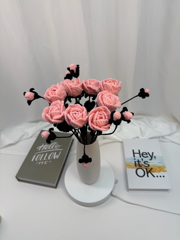 玫瑰花可作客厅装饰情人节花束礼品7支
