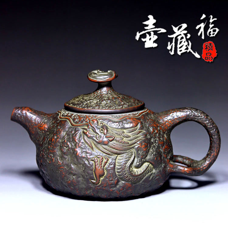 供春壶壶藏福广西钦州坭兴陶茶壶纯手工胡英佳创意陶瓷全手工品牌