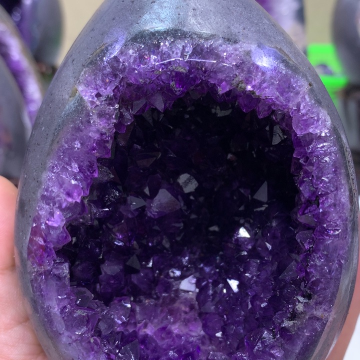 紫晶1未镶嵌854恐龙蛋