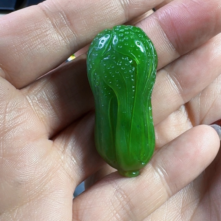 和田玉（碧玉）颈饰未镶嵌