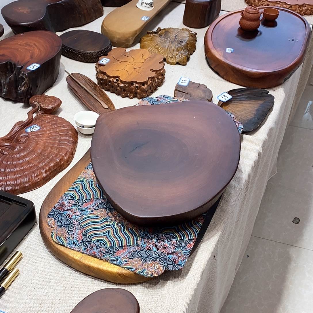 缅甸花梨木大底座