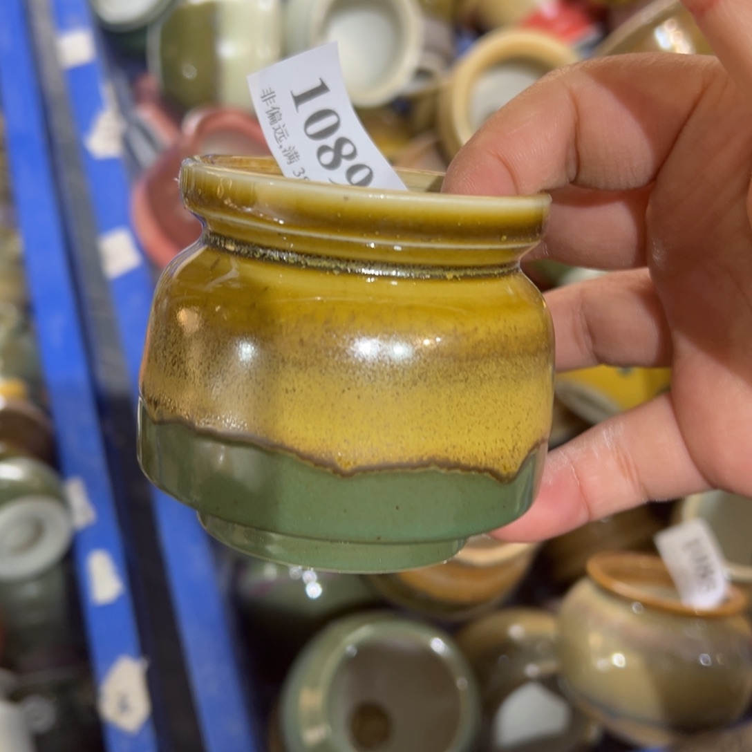 红陶景德镇手工花盆