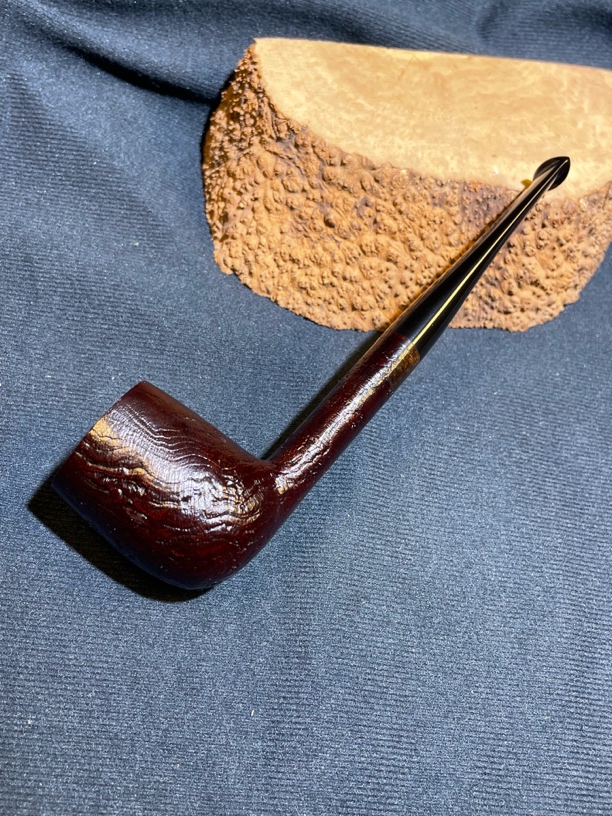 石楠木手工烟斗——大长腿直斗撞球