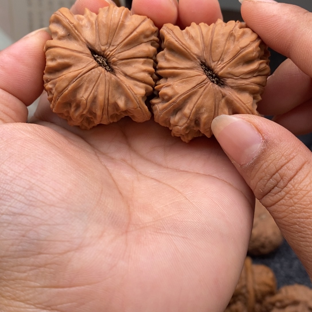 文玩核桃把件42沙地磨