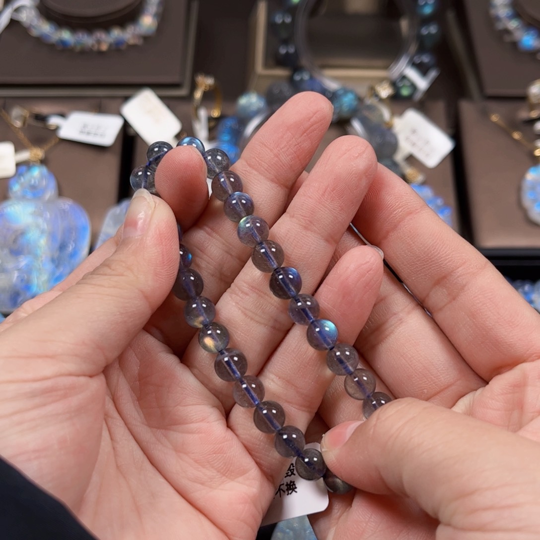 长石手串未镶嵌游*7左右