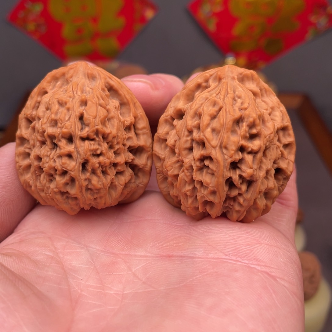 核桃把件三角疆:39全品