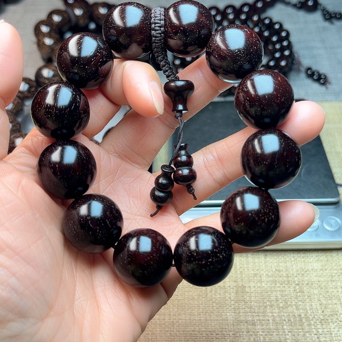 檀香紫檀（小叶紫檀）大*哥2.0 12颗 满星