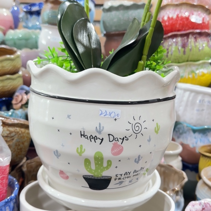 凑9块包邮，有孔花盆