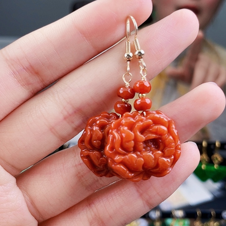 翡翠耳饰未镶嵌饰品