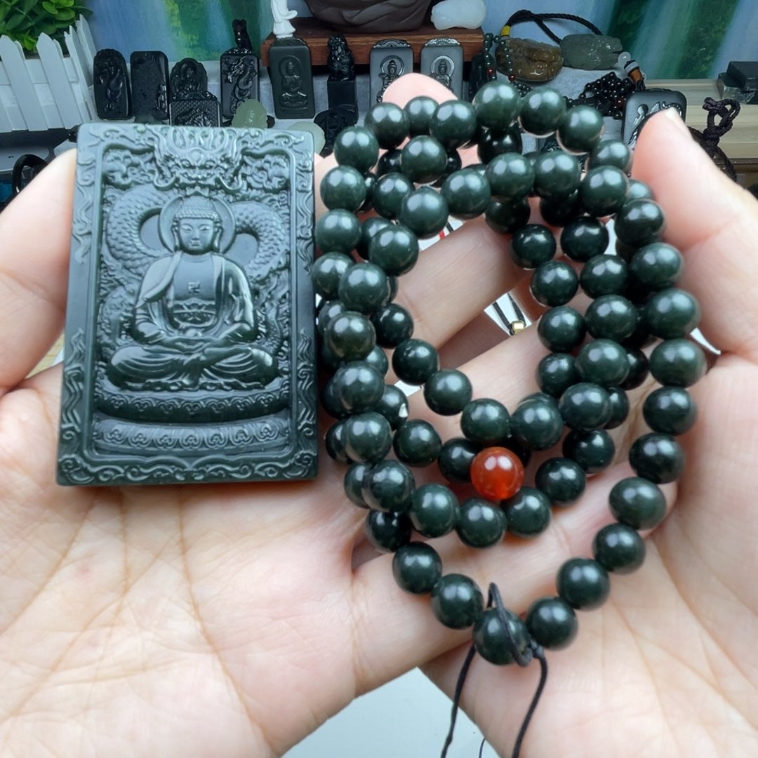 颈饰未镶嵌和田玉好***配