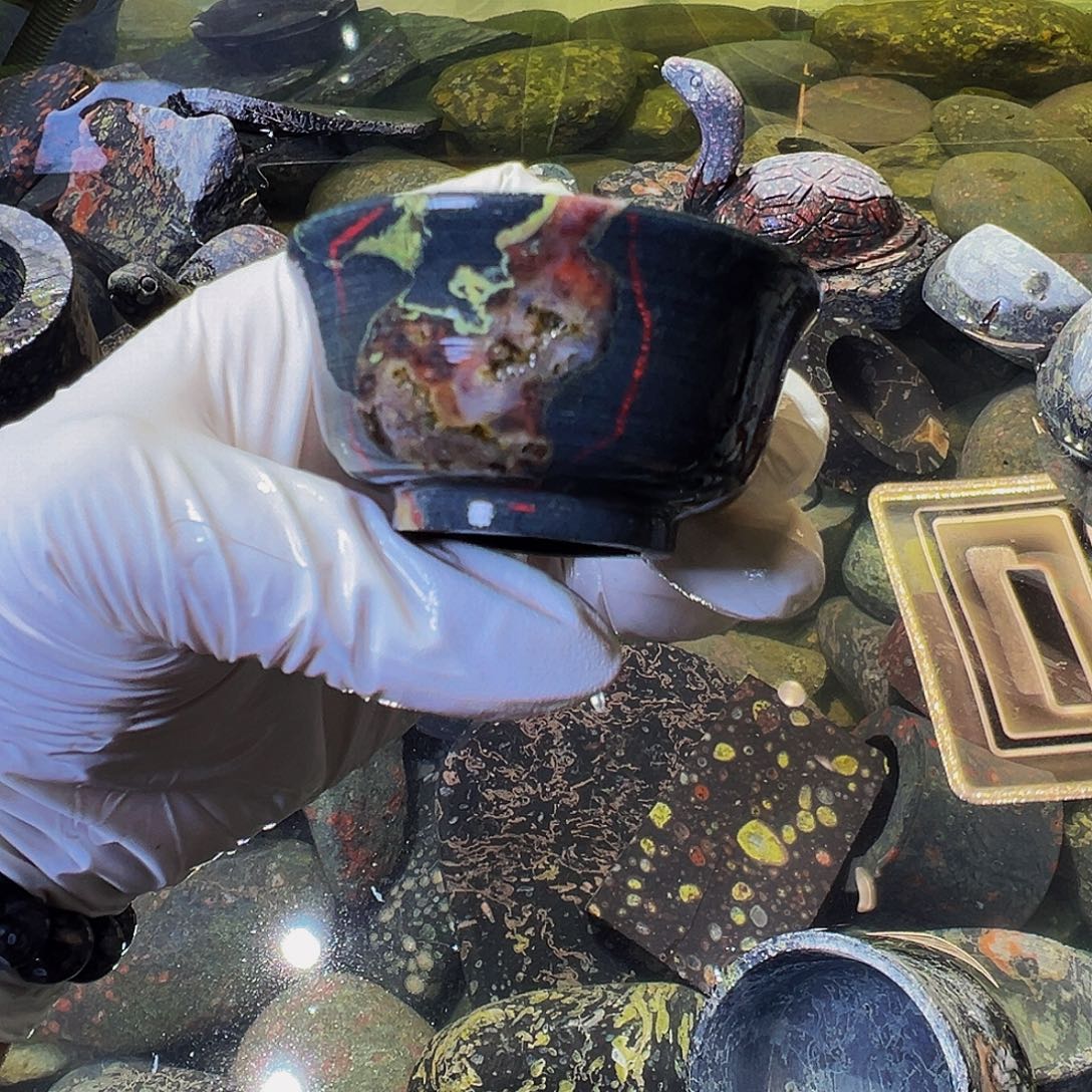 梅花玉鱼缸石茶周边不退不换