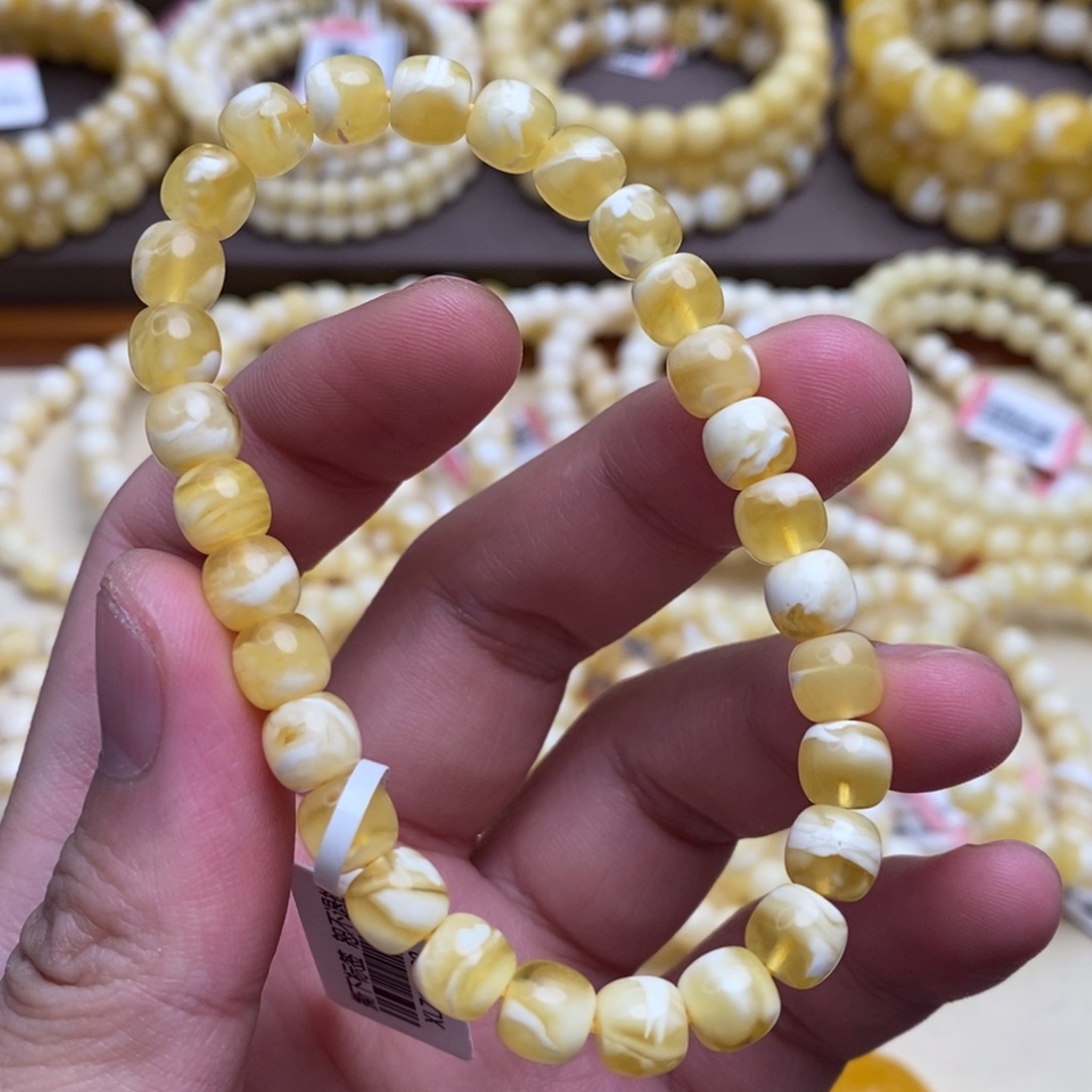 琥珀未镶嵌珠宝奇石7mm