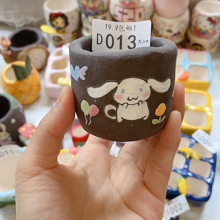 大舅手工手绘盆013