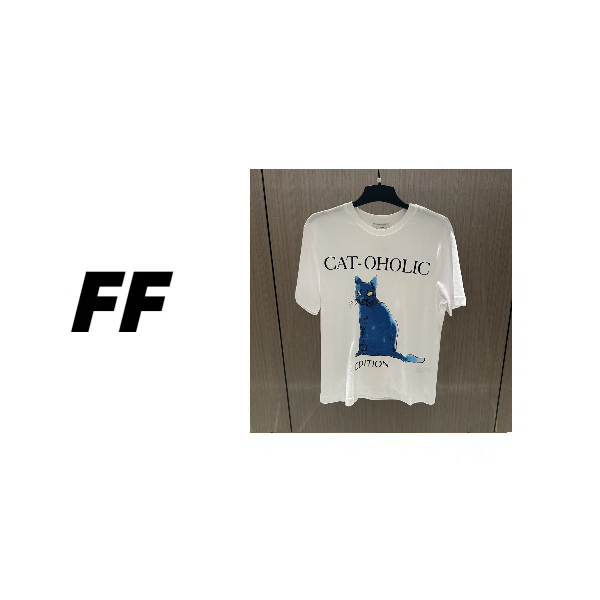 【ET06-W00】春夏新款百搭猫咪短袖