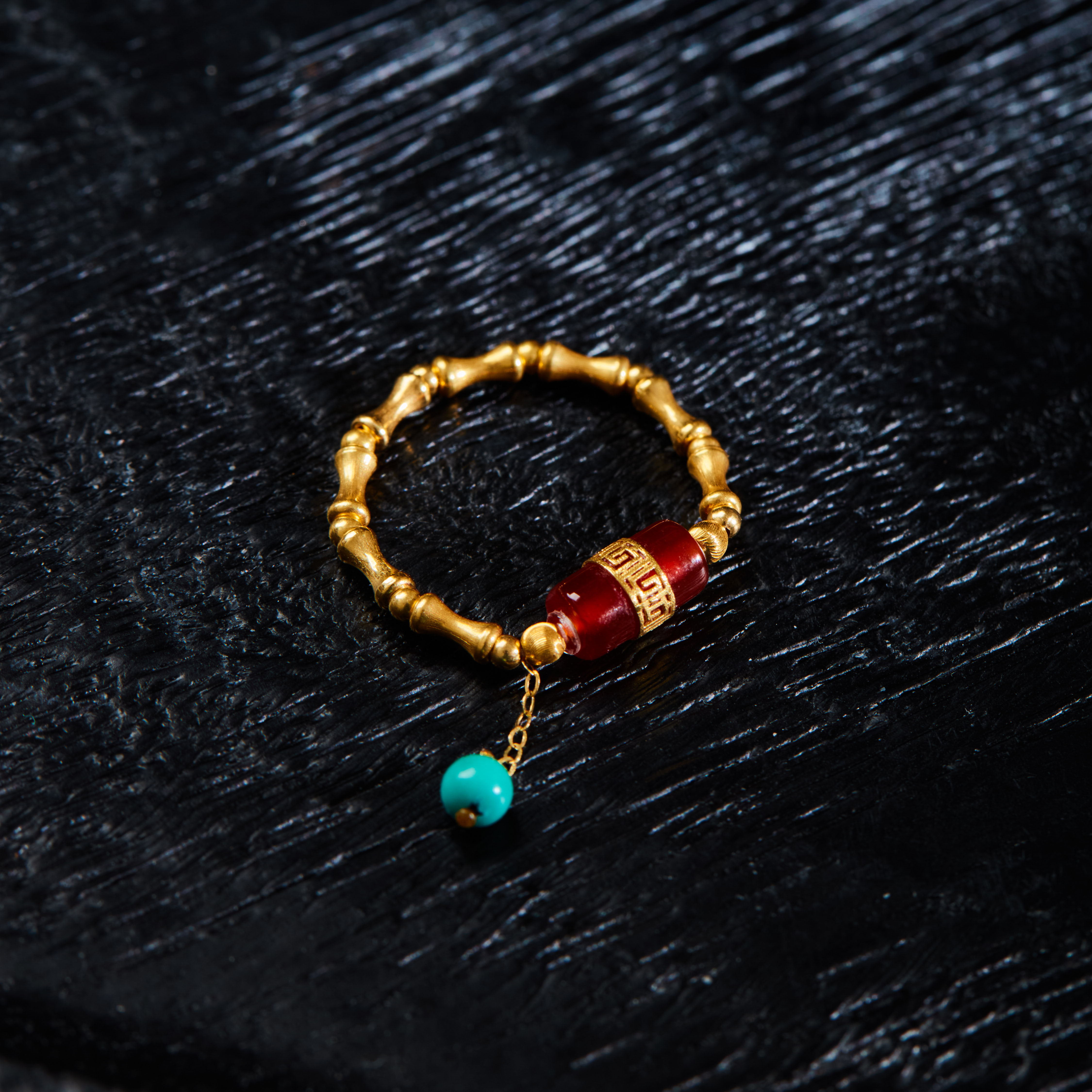 【云上雅岚】清秋丨18K回纹戒指多样性发一件#XXYGD206130-H