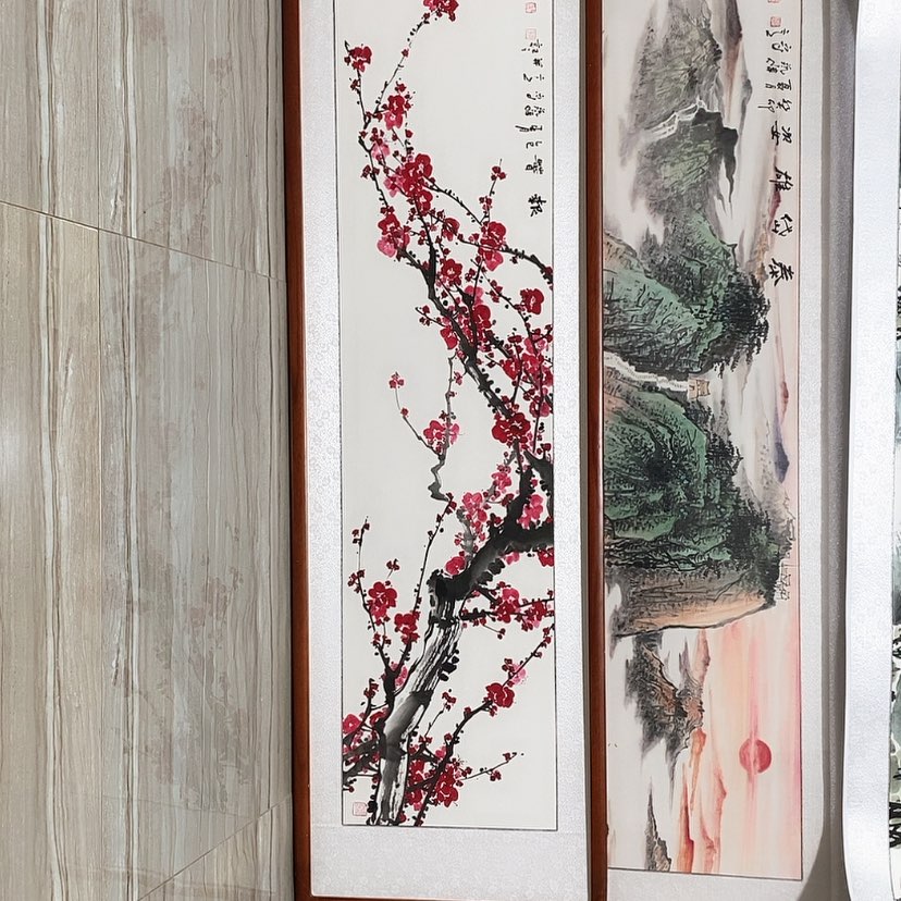 【闪购商品】国画书画作品带框163×48