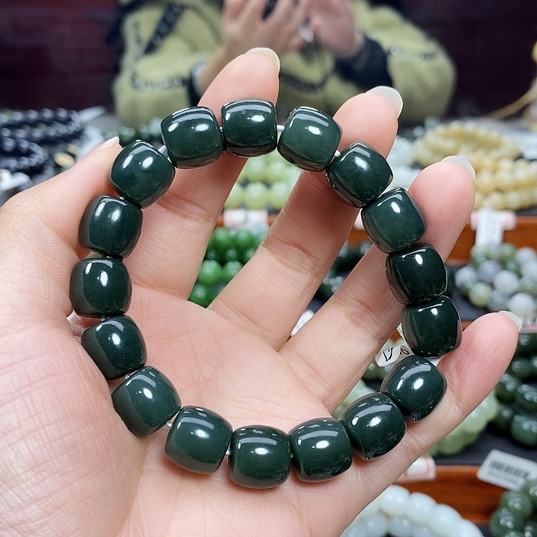 和田玉手链未镶嵌