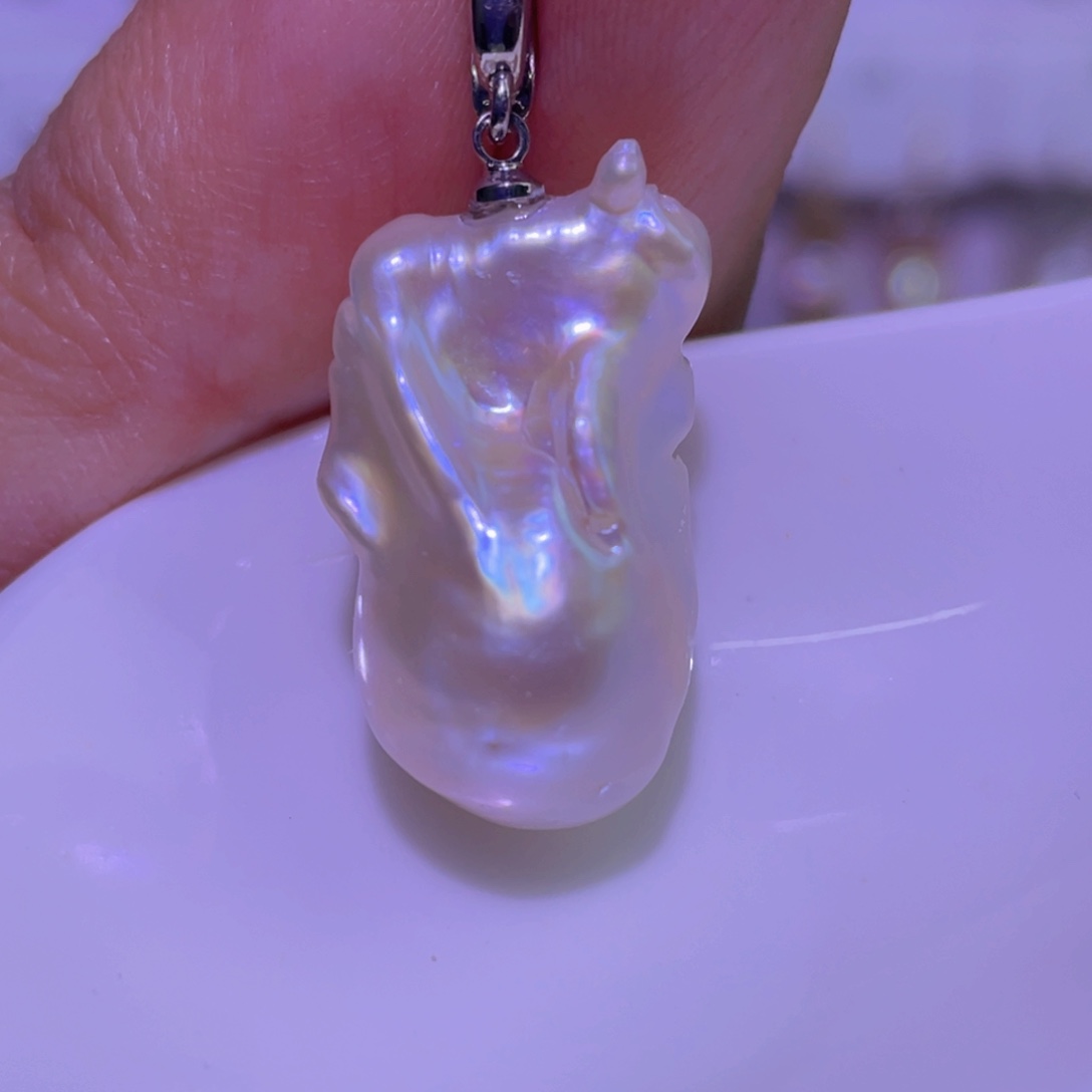 未镶嵌淡水珍珠天然淡水珍珠吊坠
