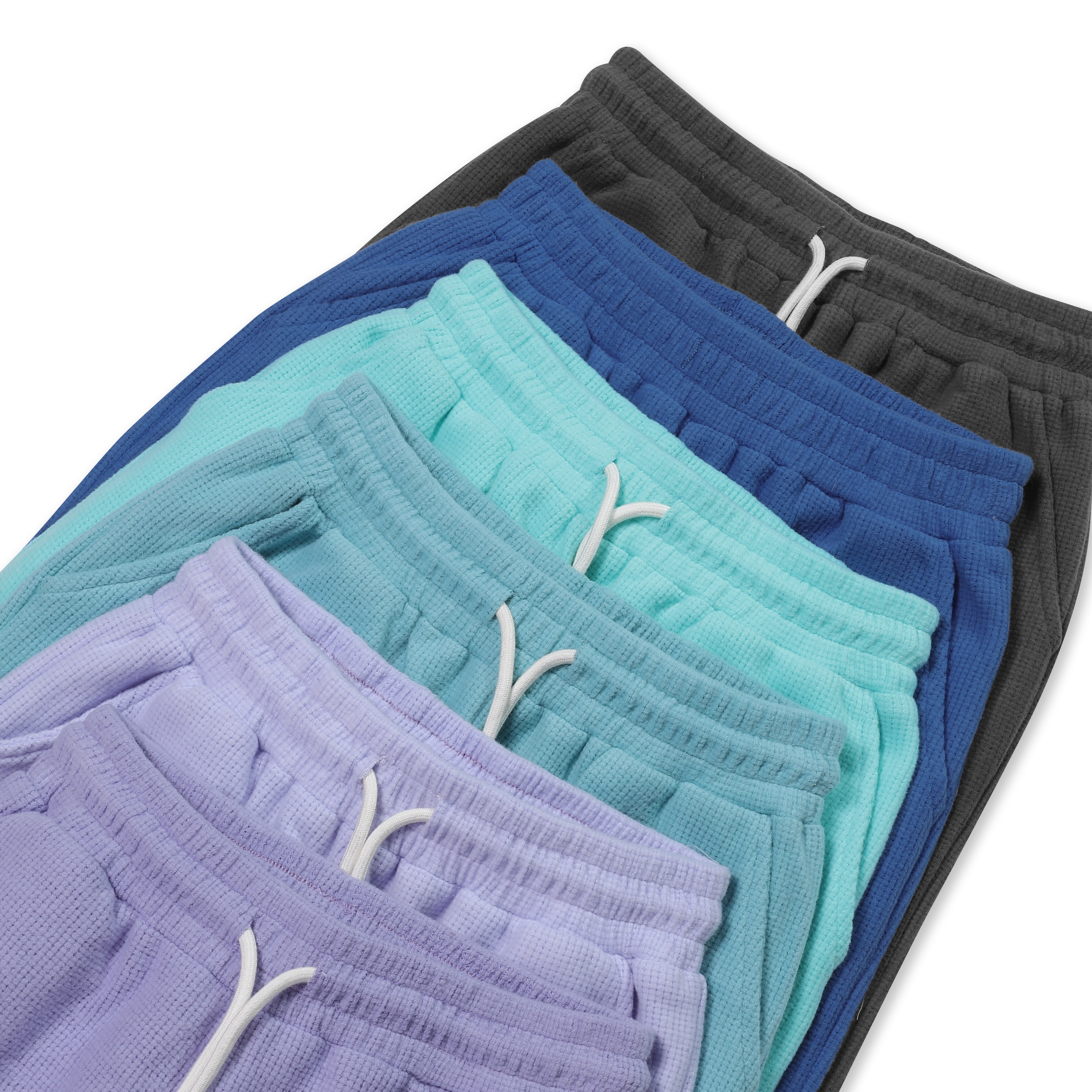 2025秋冬时尚休闲运动加绒克罗心男女束脚高腰裤百搭长裤