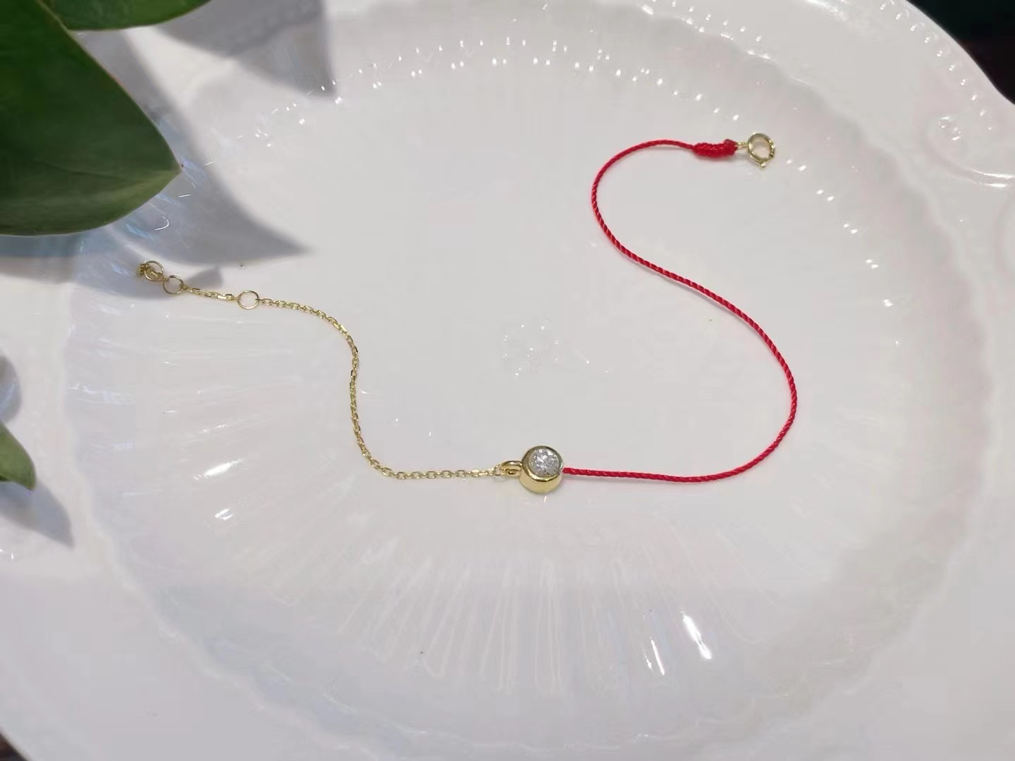 【合成/培育】18k金泡泡手链手工气质时尚百搭编织镶嵌可调节