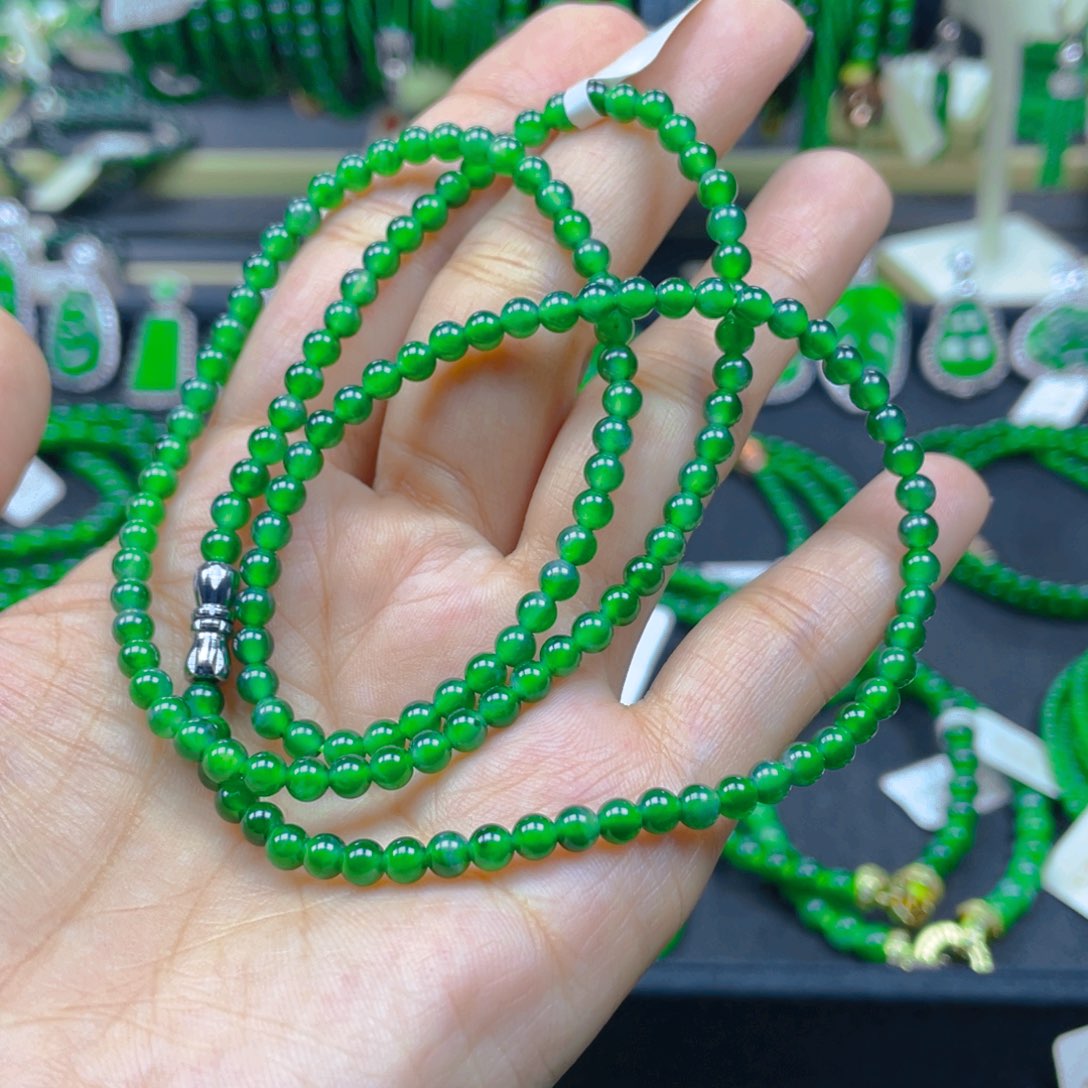 颈饰未镶嵌翡翠项链4