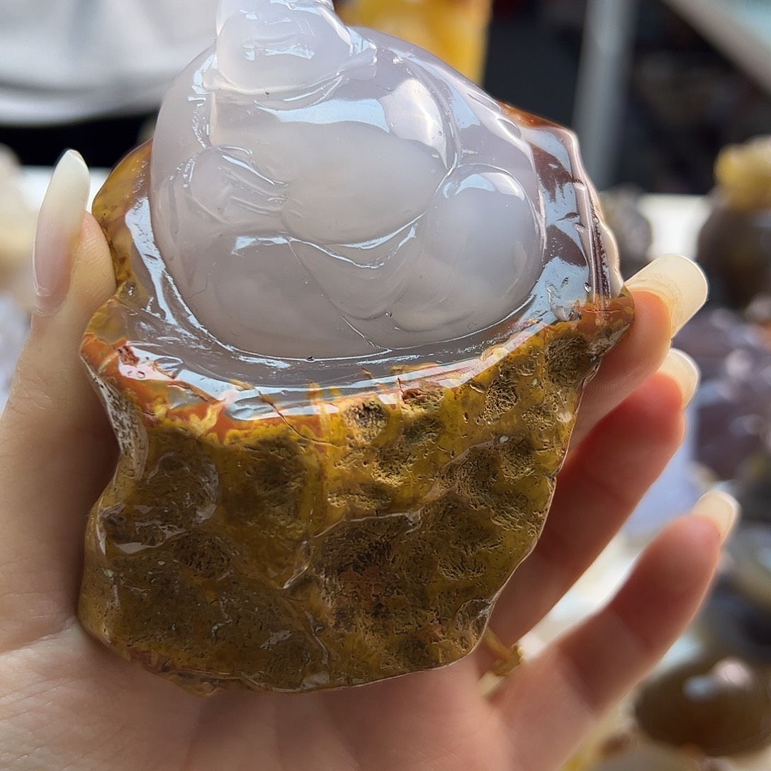 玛瑙/玉髓未镶嵌吊坠(不含链)