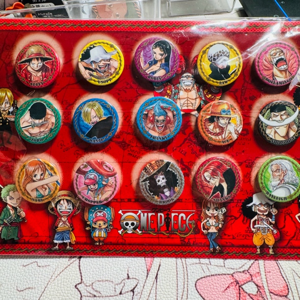 海贼王 jf14纽扣吧唧（满开）