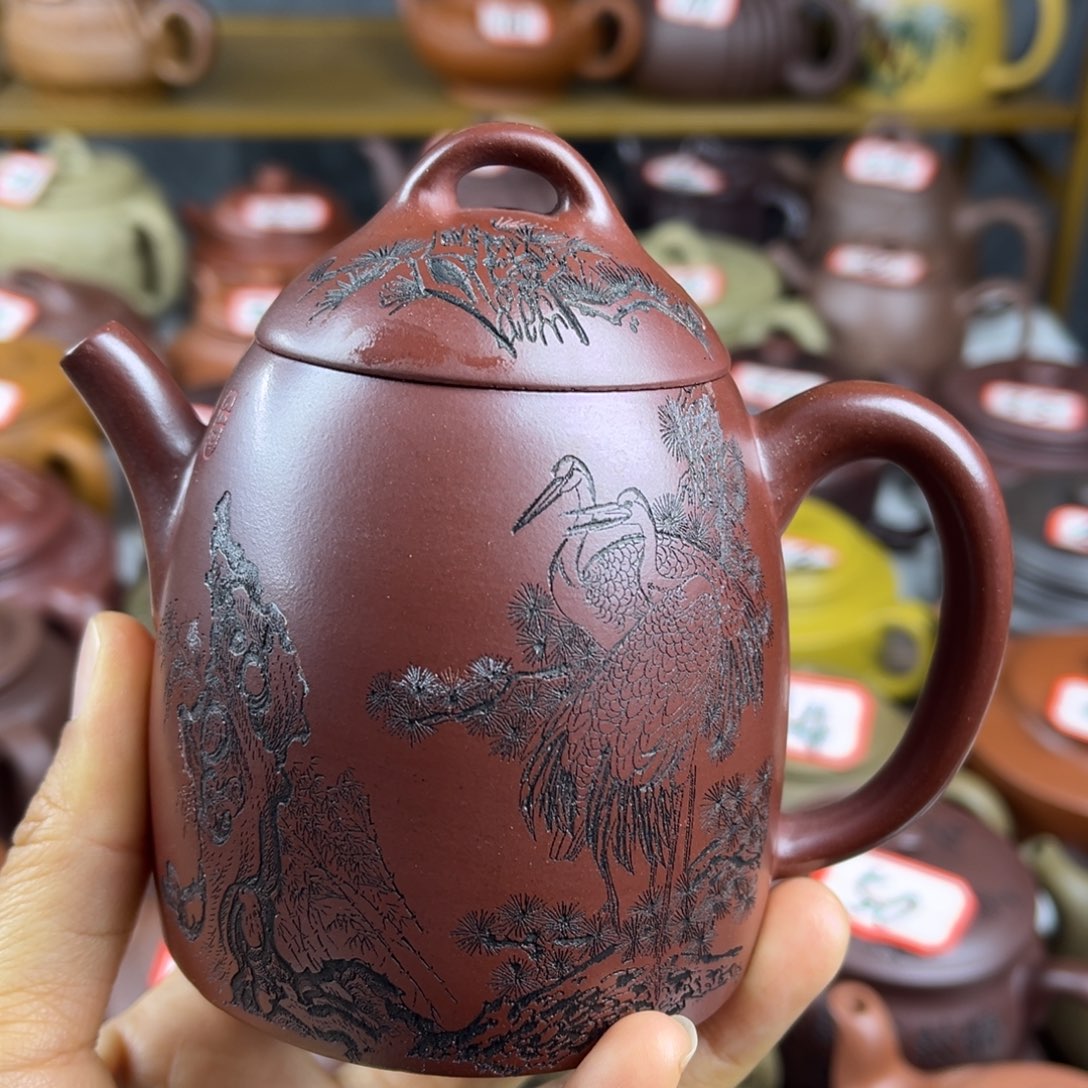 紫砂茶壶宜兴紫砂壶秦权