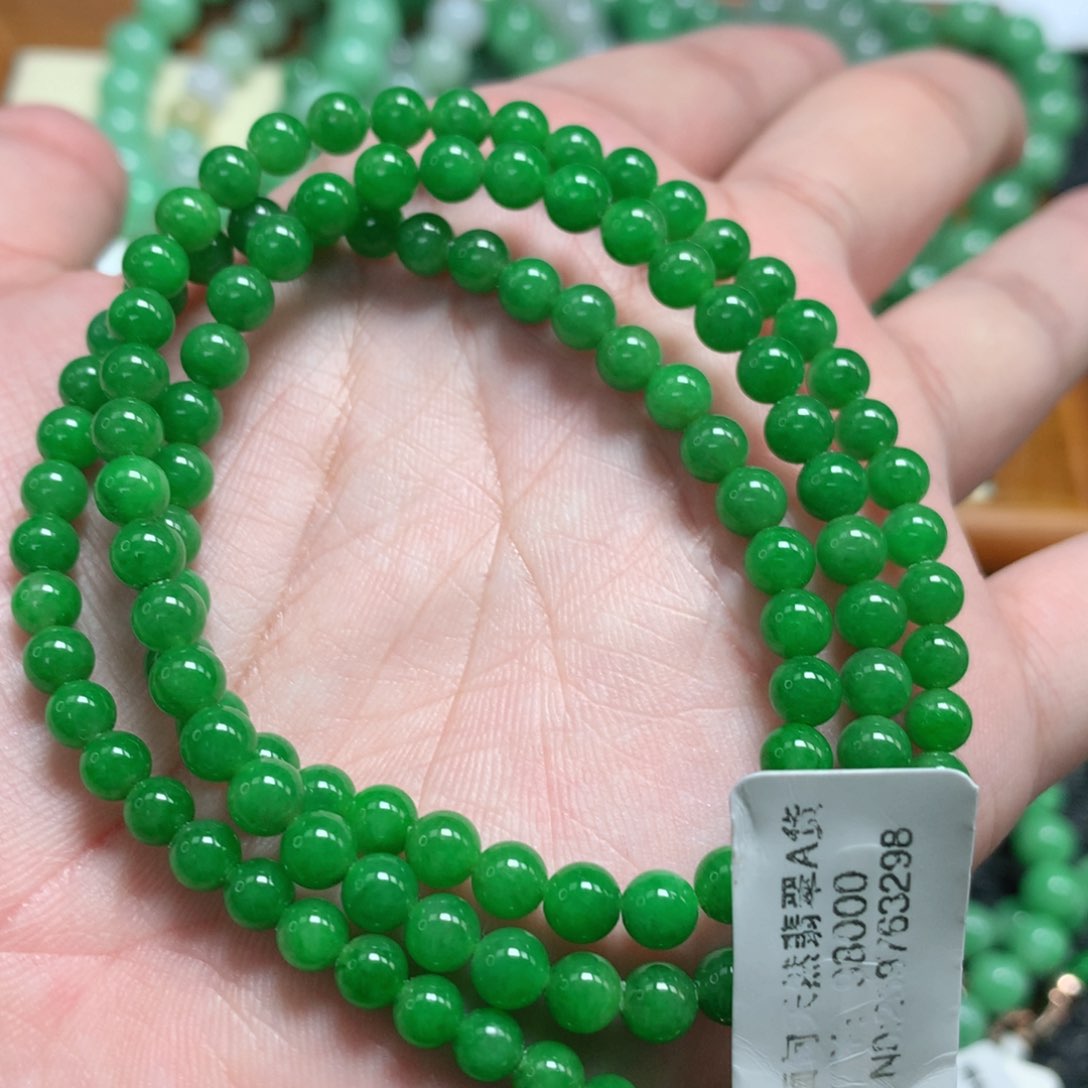 未镶嵌手链翡翠翡翠