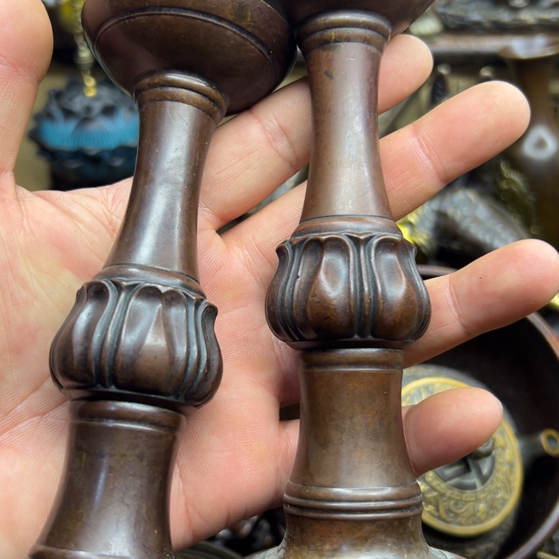 铜摆件欢迎欢迎你