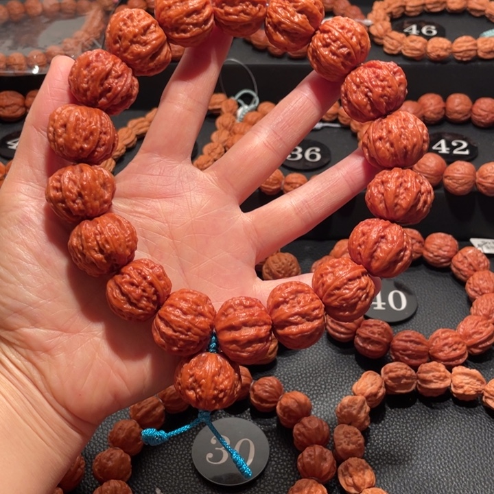 手串文玩核桃矮壮粗筋磨盘