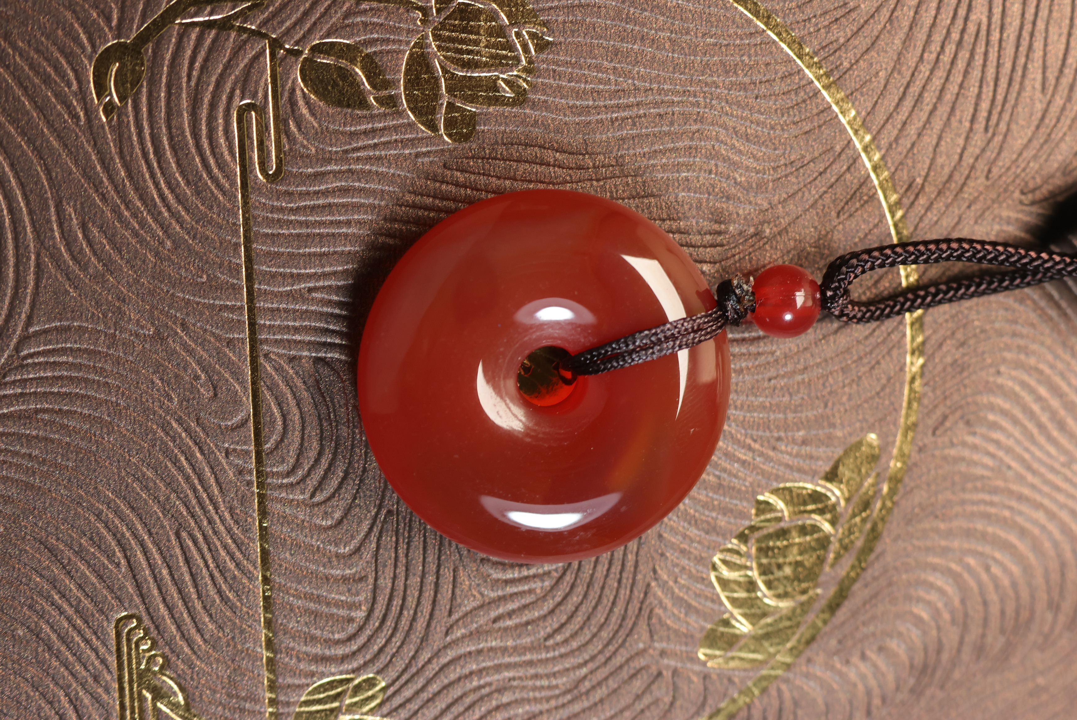 玉今典珠宝店-新人福利-玛瑙红平安扣ys20