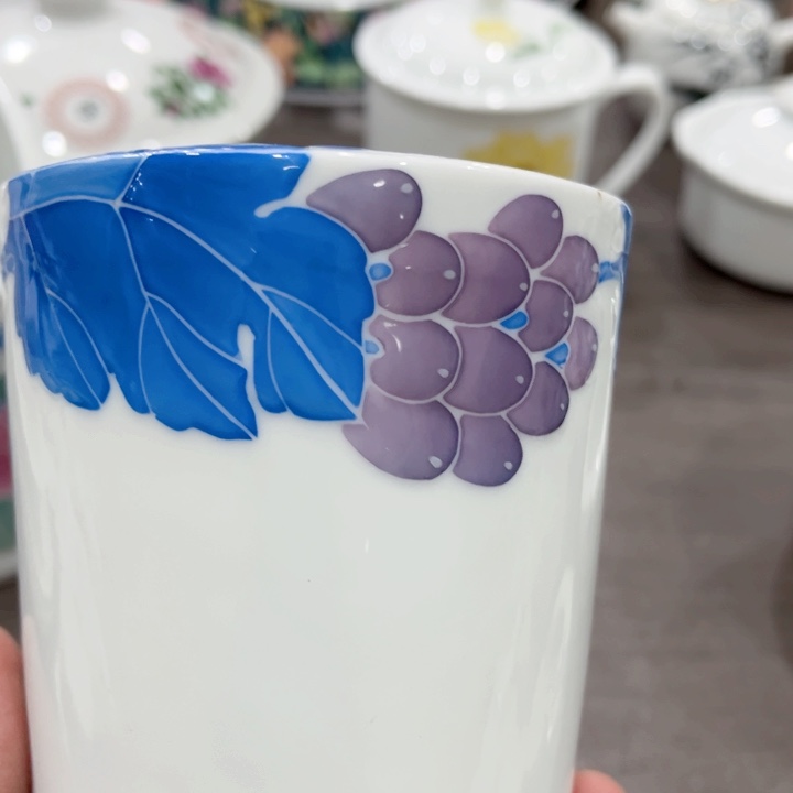 杯釉下五彩瓷的制作