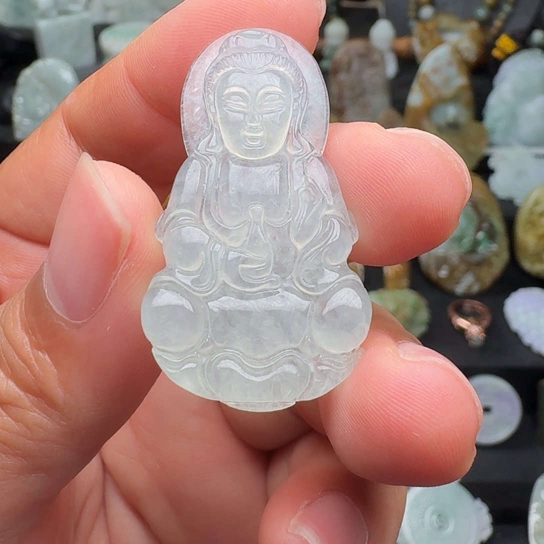 霸***4颈饰未镶嵌翡翠翡翠