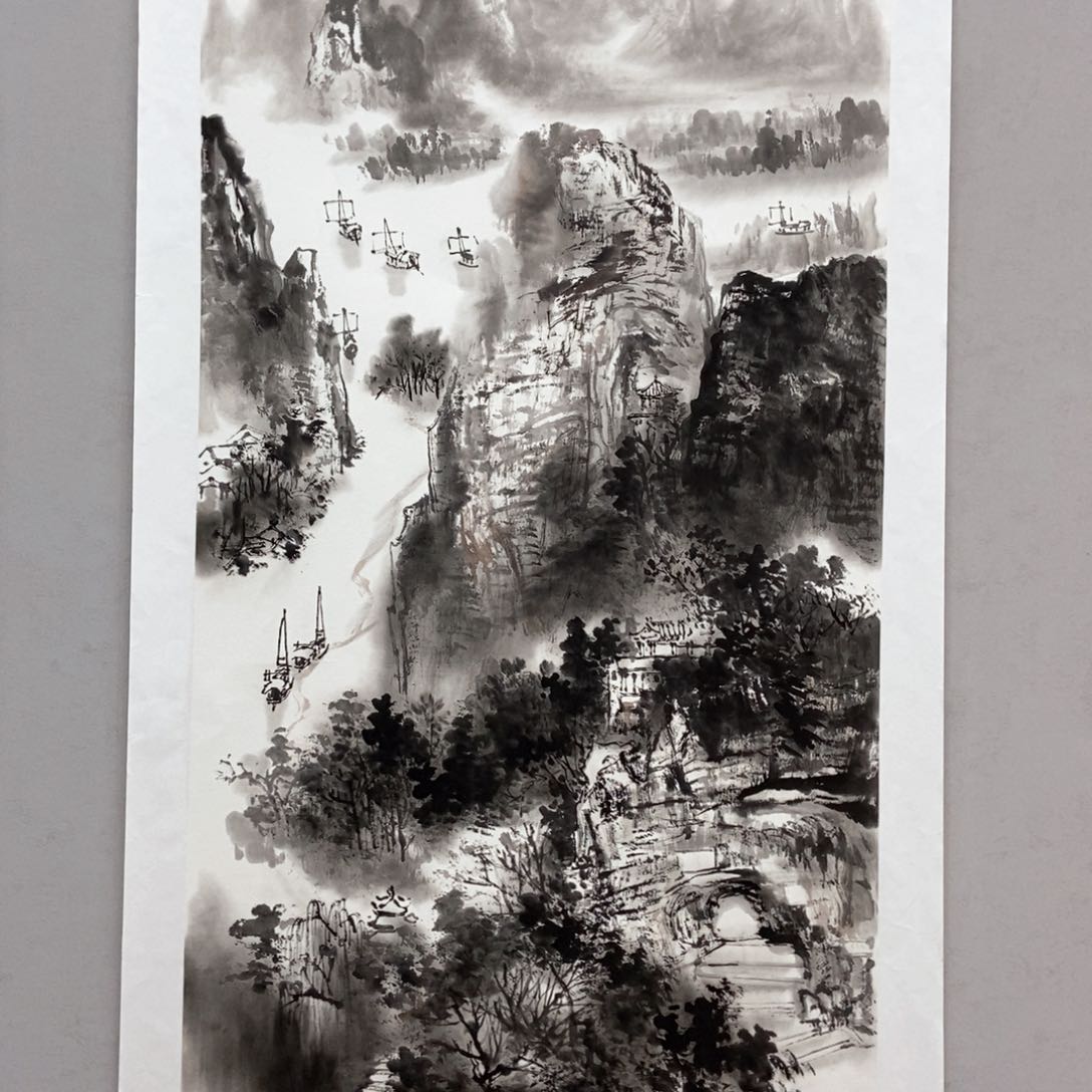 国画山**事黄桂明三尺精品佳作