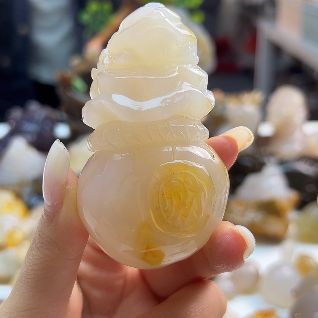 玛瑙/玉髓未镶嵌吊坠(不含链)