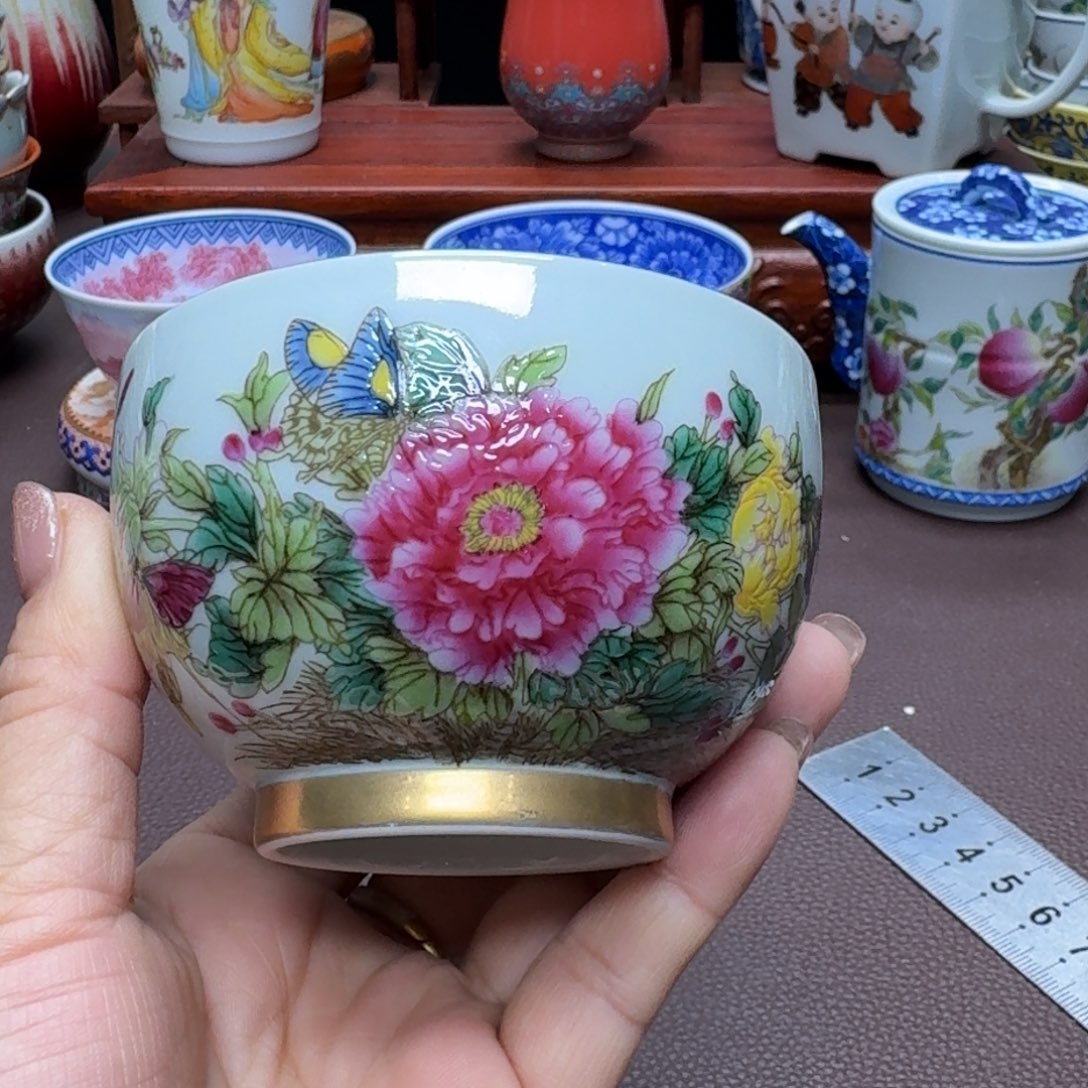 瓷片景德镇仿古手工制作精品展示