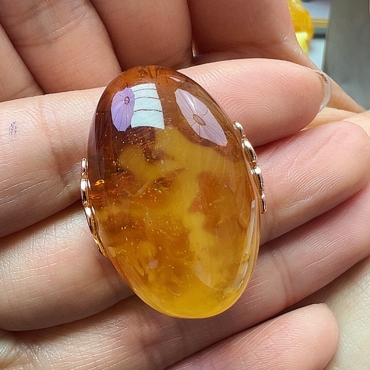 蜜蜡颈饰未镶嵌蜜蜡