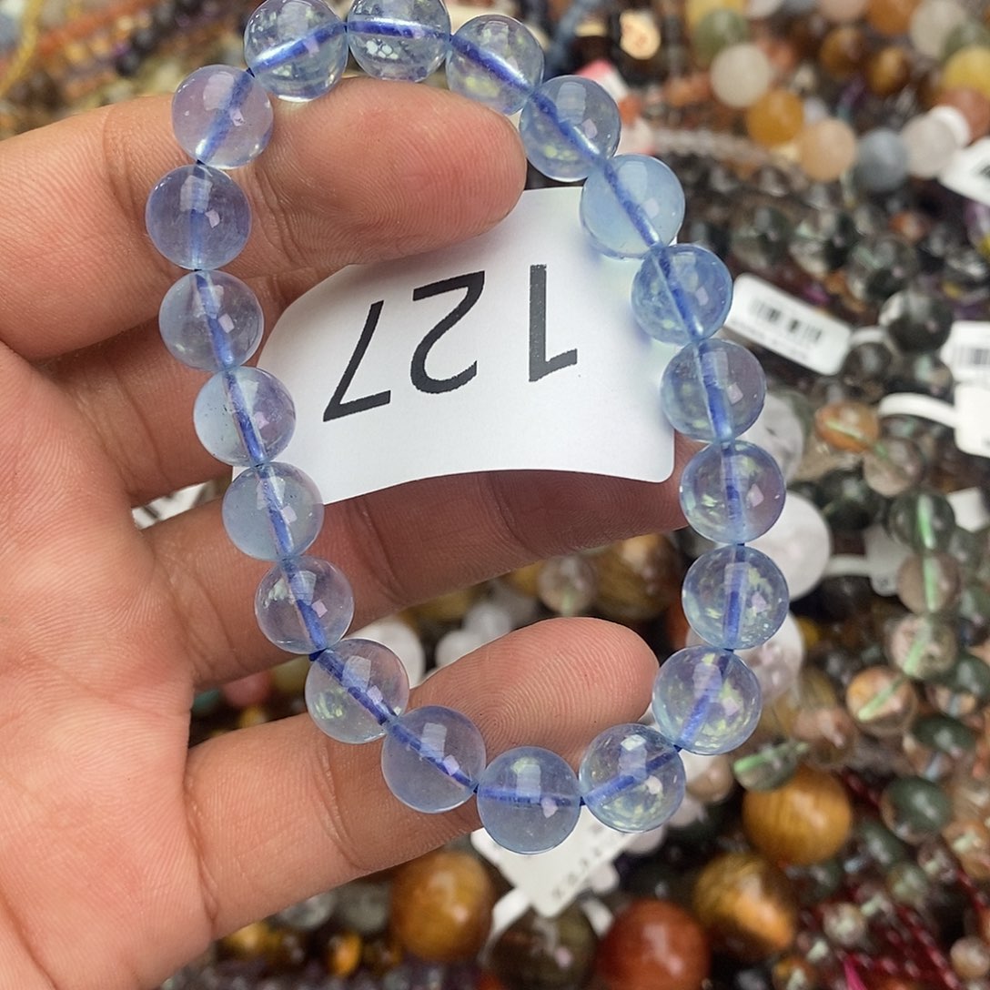 未镶嵌手链海蓝宝石手链